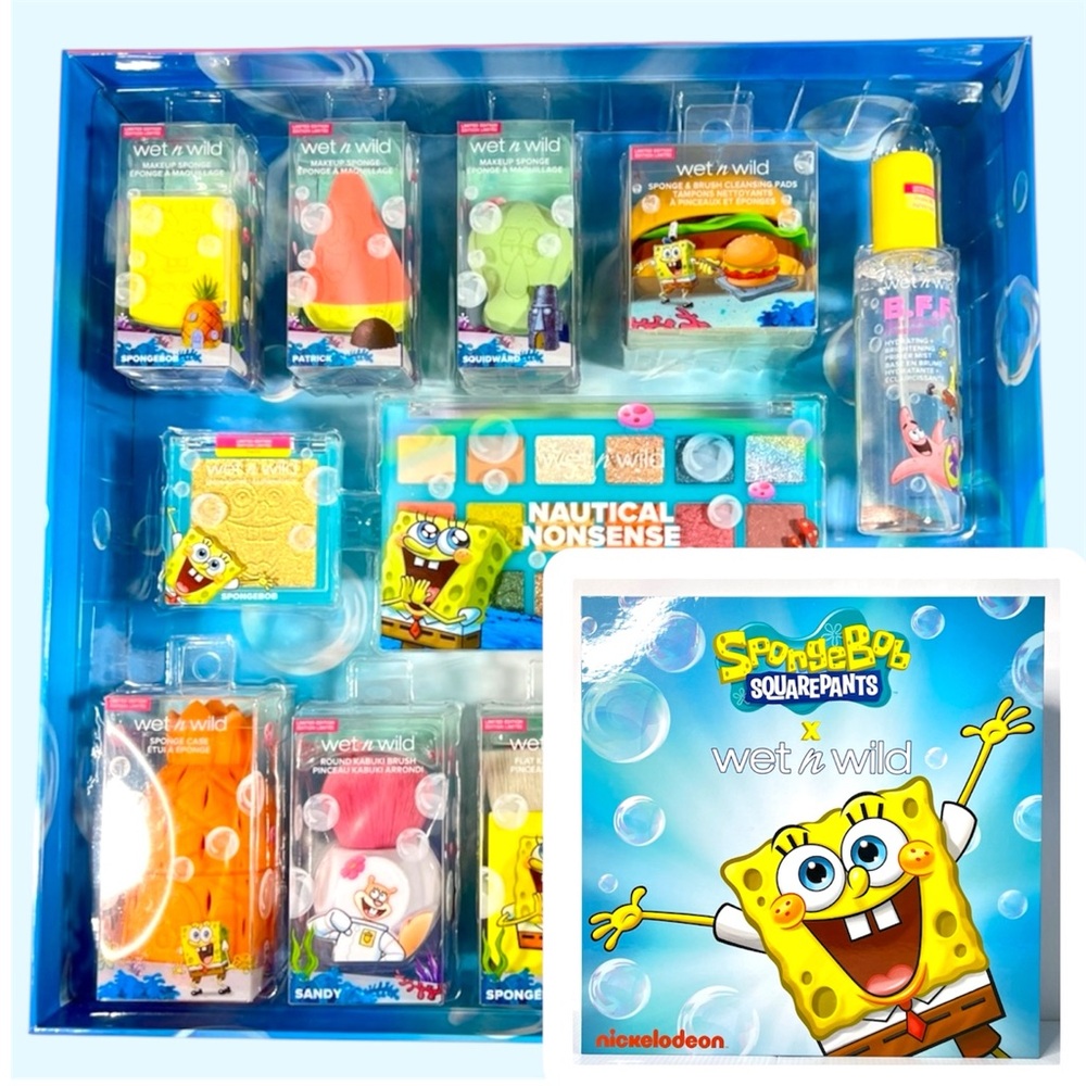 ✨NEW✨ SpongeBob SquarePants Ltd. Edition Full Vault Collection 12 Pc. WET n WILD